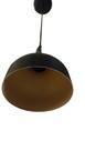 Pendente Berlim Preto Fosco Com Dourado - Nobre Pendente Berlim Preto Fosco Com Dourado - Nobre