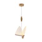 Pendente borboleta 6w 3000k 420lm 1,50mt cabo