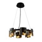 Pendente Bouze Cin Preto e Fumê 60cm 6G9