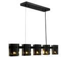 Pendente Bouze Ori Preto e Fumê 100cm 5G9