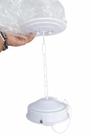 Pendente branco com corrente para globo boca 10