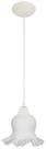 Pendente Branco tulipa Caracol Fosca Borda transp Art Pop