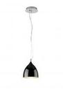 Pendente Cálice Preto 1 luz E27 12Ø x 100cm
