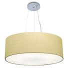 Pendente Cilíndrico Bege MJ-4070 Para Mesa de Jantar e Estar Pendente Cilíndrico Bege MJ-4070 Para Mesa de Jantar e Estar