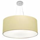 Pendente Cilíndrico Bege MJ-4074 Para Mesa de Jantar e Estar