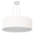Pendente Cilíndrico Branco MJ-4125 Para Mesa de Jantar e Estar
