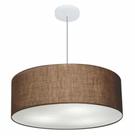 Pendente Cilíndrico Café MJ-4079 Para Mesa de Jantar e Estar