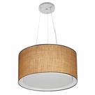 Pendente Cilíndrico Palha MJ-4123 Para Mesa de Jantar e Estar