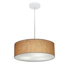 Pendente Cilíndrico Palha MJ-4132 Para Mesa de Jantar e Estar