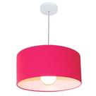 Pendente Cilíndrico Pink MJ-4052 Para Mesa de Jantar e Estar