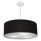 Pendente Cilíndrico Preto MJ-4079 Para Mesa de Jantar e Estar