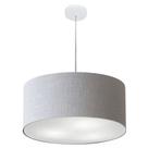 Pendente Cilíndrico Rustico Cinza MJ-4049 Para Mesa de Jantar e Estar