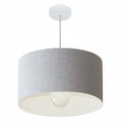 Pendente Cilíndrico Rustico Cinza MJ-4069 Para Mesa de Jantar e Estar