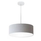 Pendente Cilíndrico Rustico Cinza MJ-4132 Para Mesa de Jantar e Estar