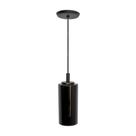 Pendente cilindro com vidro preto Pendente cilindro com vidro preto
