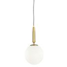 Pendente Cobre Globo Branco 18cm 1E27 DS8228 Delis