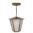 Pendente colonial iluminação aço fosfatizado ouro velho (l-1-c) ideal