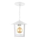 Pendente Colonial Nina Quad Vd Liso E27 Branco Blumenau