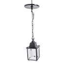 Pendente colonial preto modelo retro com lente transparente ideal casa de praia espaço gourmet salão de festas all black iluminação vintage