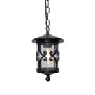Pendente Colonial Vidro Pontilhado 28cm 1E27