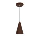 Pendente Colorido - Modelo Cone - Marrom