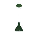 Pendente Colorido - Modelo Funil - Pequeno - 20 cm X 16 cm - Verde