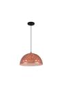 Pendente com estrutura de metal na cor cobre 1 lâmpada dub