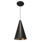 Pendente Cone Marrom/Cobre - Caisma - 3701-MR/CO