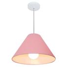 Pendente Cone Rosa Bebê MJ-4078 Para Mesa de Jantar e Estar