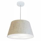 Pendente Cone Rustico Bege MJ-4021 Para Mesa de Jantar e Estar