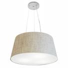Pendente Cone Rustico Bege MJ-4048 Para Mesa de Jantar e Estar