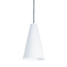 Pendente Cônico Luminária de teto 26 cm Moderno Branco