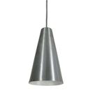 Pendente Cônico Luminária de teto 26 cm Moderno Escovado