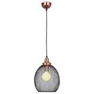 Pendente Cooper Metal Cobre e Preto Xn003