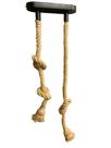 Pendente Corda Duplo 1m Canopla Única Sisal Rústico Retrô