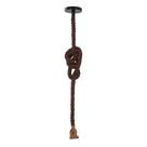 Pendente Corda para 1 lâmpada Marrom