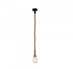 Pendente Corda Sisal Retro Individual Simples E27 Bivolt