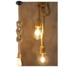 Pendente Corda Soquete Sisal Com Lâmpada Filamento Led 4W 2.000K Bivolt Vite ilunato
