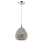 Pendente Cristais Cromado 26cm 2G9 PE-032/2 Mais Luz