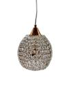 Pendente Cristais Ouro Rose 26cm 2G9 PE-032/2 Mais Luz
