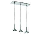 Pendente Cristal 3 Lâmpadas JD Molina