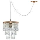 Pendente Cristal Acrilico Manucrilic Cobre Com Deslocador