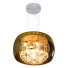 Pendente Cristal Bella Soho Gold 28cm Pd005g St473