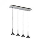 Pendente Cristal Diamante para 4 Lâmpadas JD Molina Pendente Cristal Diamante para 4 Lâmpadas JD Molina