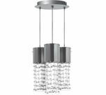 Pendente Cristal Fall Cromado 3xgu10 G Light