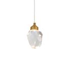 Pendente Cristal Lapidado Transparente LED 5W 3000K Bivolt