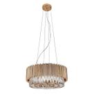 Pendente Cristal Metal Ouro Frances 45cm Yamamura