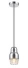 Pendente Cromado Vidro Transparente 20cm 1G9 PE-037/1 Mais Luz