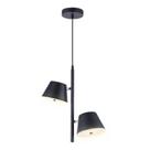 Pendente Cupola Metal Preto Fosco 2 Lâmpadas G9 Bivolt OR1202 Orluce