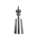 Pendente Cupula Acetato Grande - Cromado Hevvy My 93803s/h1